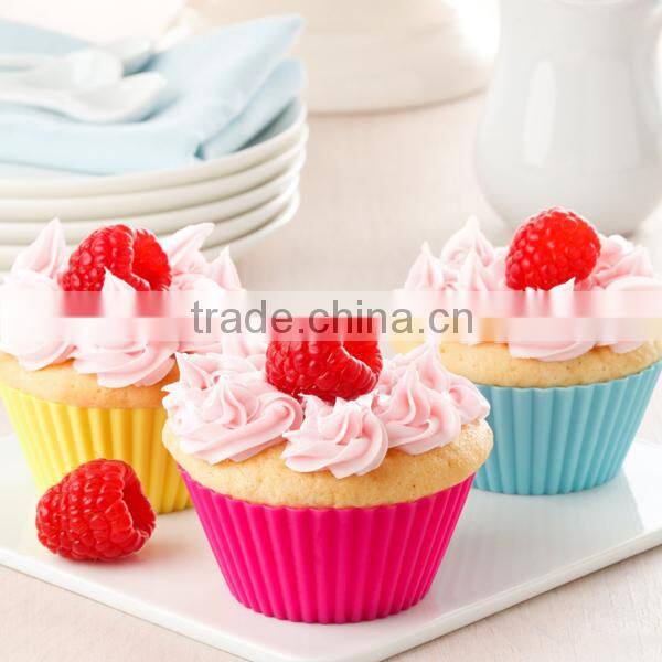 Baking Silicone Cups Soft Round Cupcake Liners