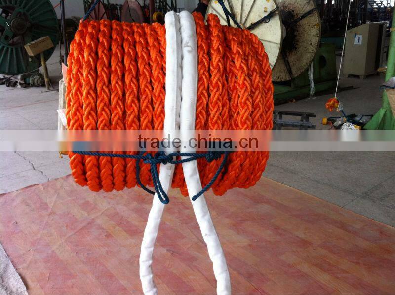 8 strands black pp rope diameter:48mm