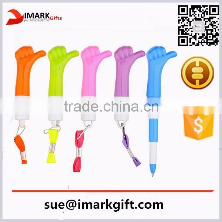 Thumb Shaped Retractable Ball Pen cheap ballpoint pen