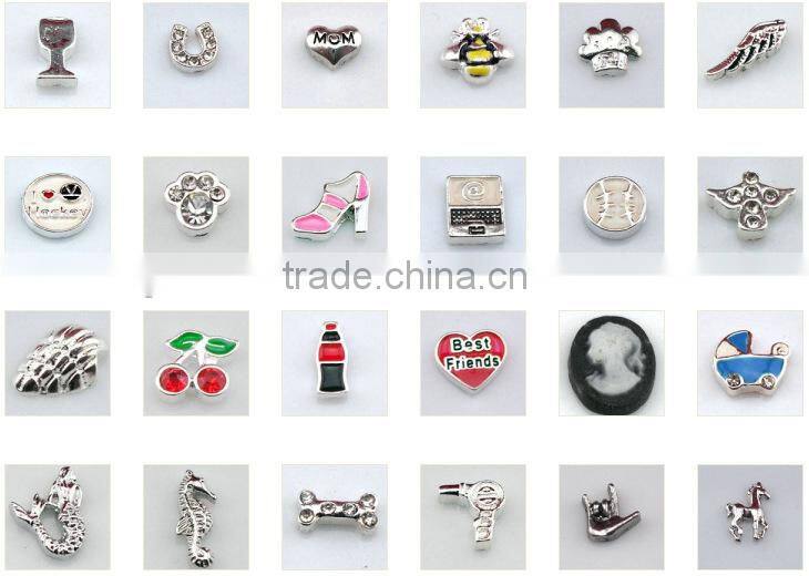 hot sale fashion design floating charm locket,open locket
