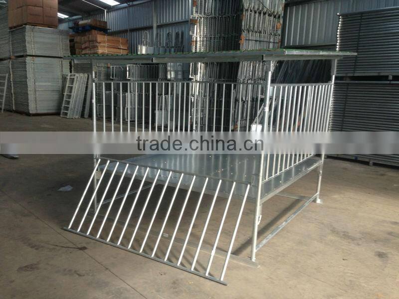 galvanized horse feeder
