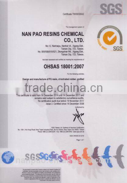 NANPAO polyurethane dispersion PUD Adhesive for lamination