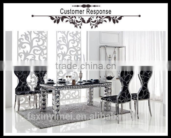 brushed aluminum standard commercial chair