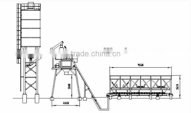 Zhengzhou Dayu concrete batching machine on sale