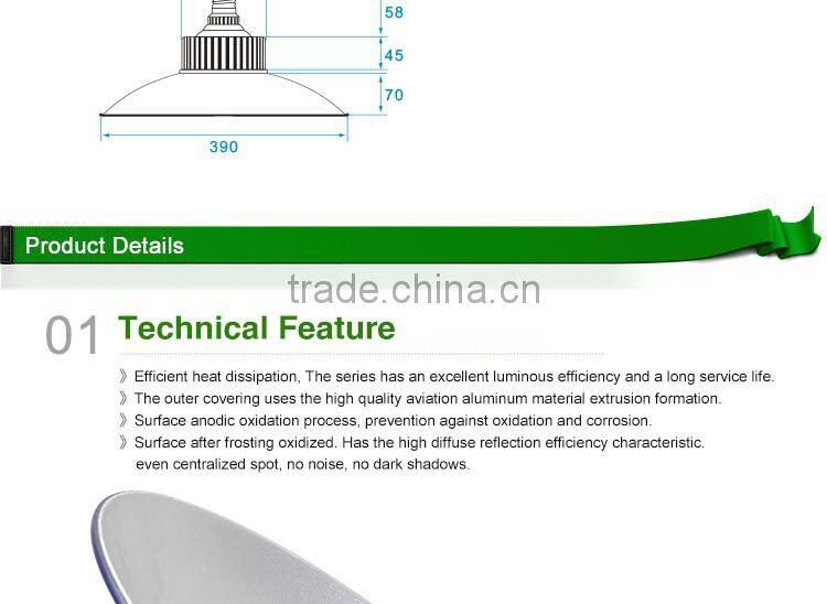 Safety hanging bridgelux SAA EMC ROHS 70W 100W highbay LED