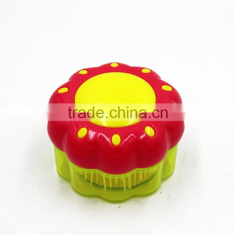 New Design Lovely Pattern Portable Detangling Hair Brush For Children