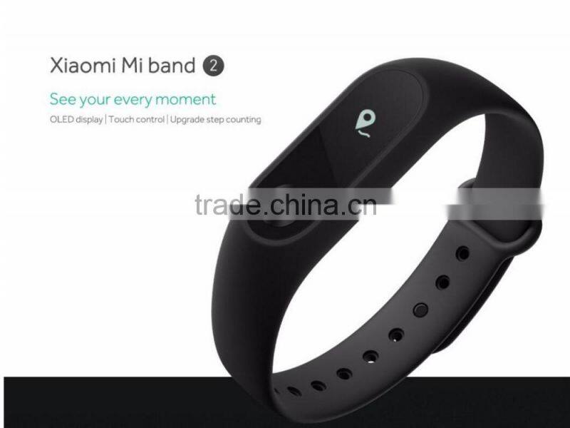 Original Xiaomi Mi Band 2 Wristband Bracelet Smart Heart Rate Fitness Tracker Monitor Bluetooth Phone Pedometer IP67 Waterproof