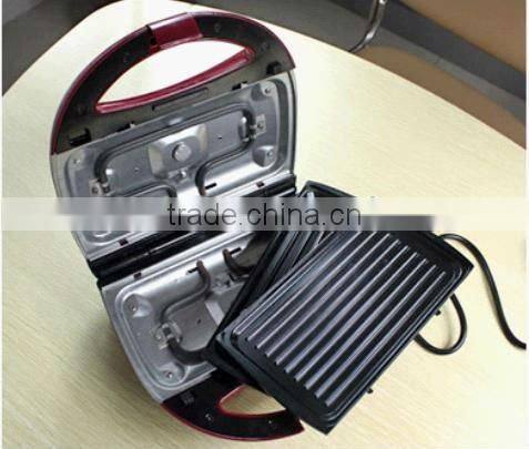 S/S 3 in1 changeable sandwich/waffle/grill maker