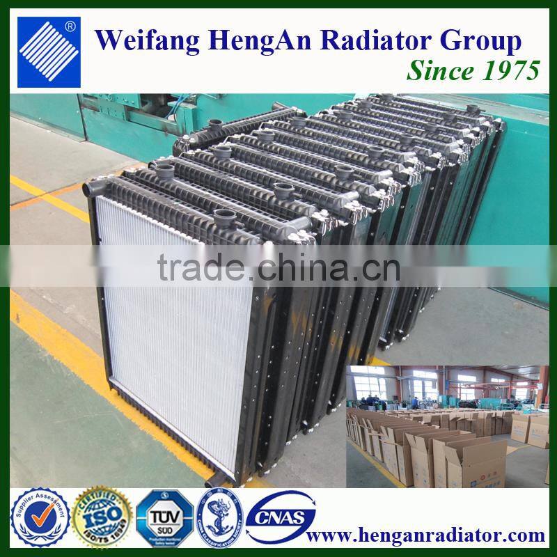 New design heavy duty truck radiator for volvo made in China