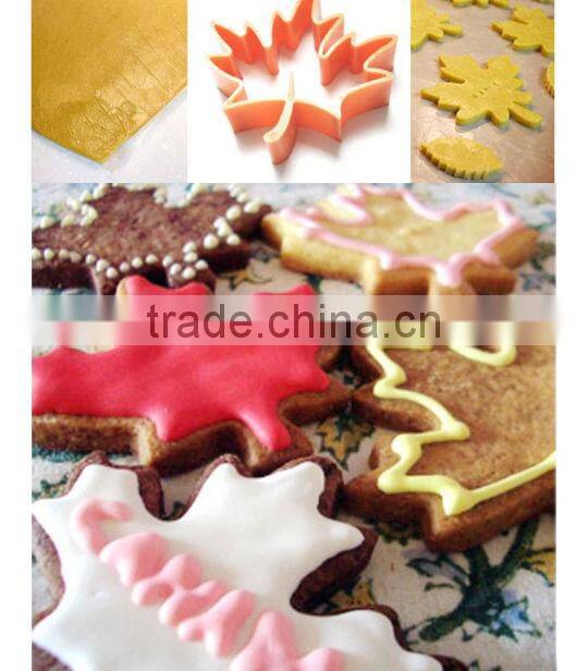 Maple Leaf Designed Chocolate Cake Cookie Biscuit Mold Cutter 3 Random Colors China