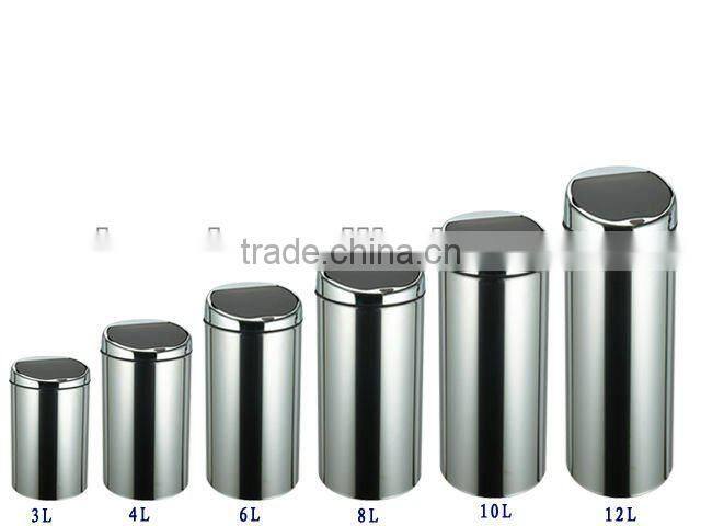 Stainless Steel Sensor Trash Bin automatic trash can dust bin waste can Hand Free one touch dustbin