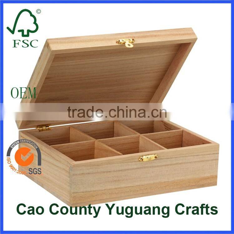 good quality vintage wood box