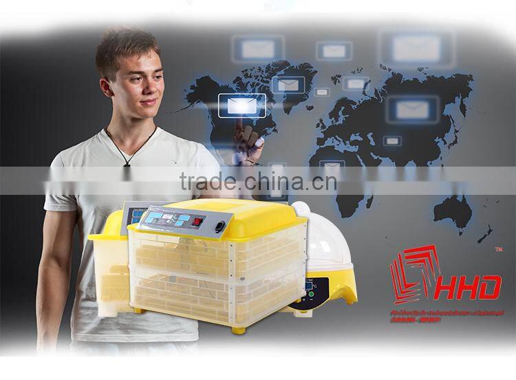 HHD 96% Hatching Rate Cheap and High Quality Chicken Duck Goose Parrot Small Birds Ostrich Egg Incubator Hatching 50 Eggs