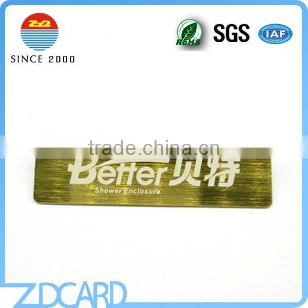 Luxury Electroplate Matt Black Metal VIP Card