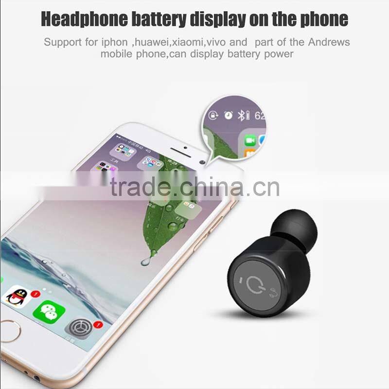 High quality CSR 4.2 version wireless bluetooth twins stereo In-Ear earphones