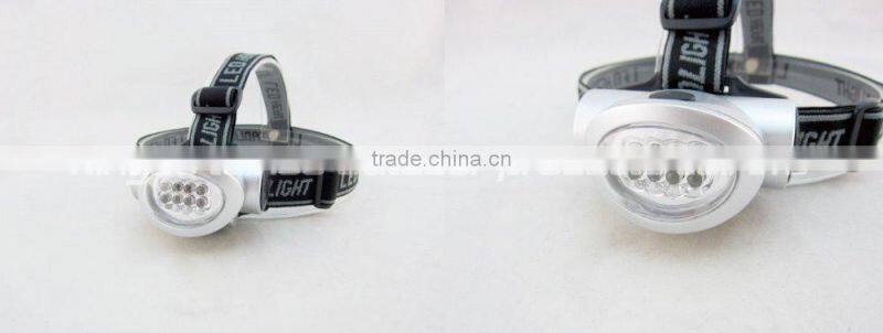 8 led aaa batteries led hiking headlamp