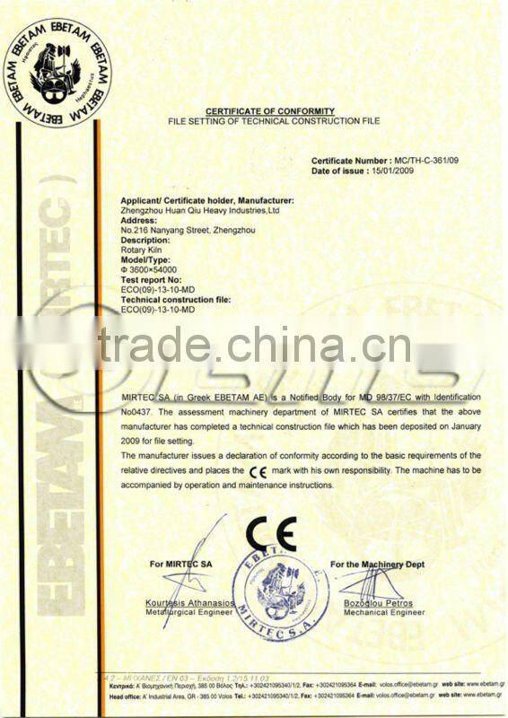 2.8x44 Limestone Rotary Kiln