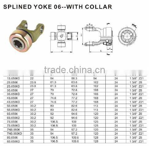 Agriculture Machine Tractor Main Drive Shaft With Ce Certificate