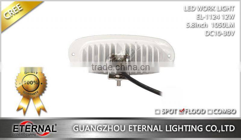 5.8in 12W mini light bar led work light for ATV UTV SUV offroad motorcycle powersports 4x4 racing marine boat flood beam lamp