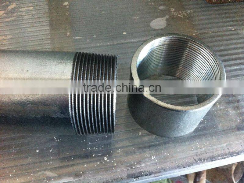 NPT/BSP Threaded Steel Pipe/galvanized threaded pipe