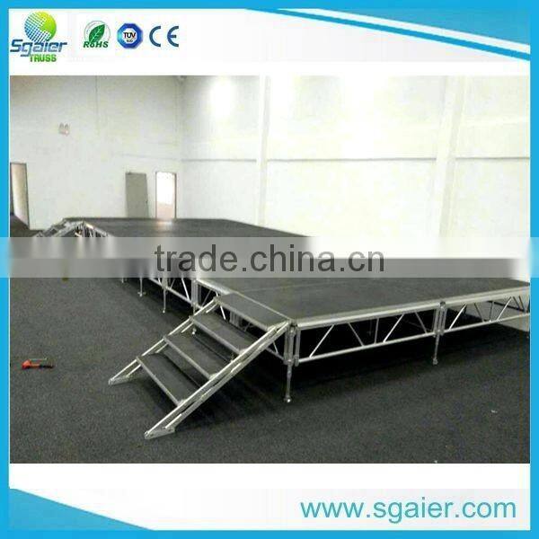 20ft by 24ft easy assemble aluminum stage for school activities