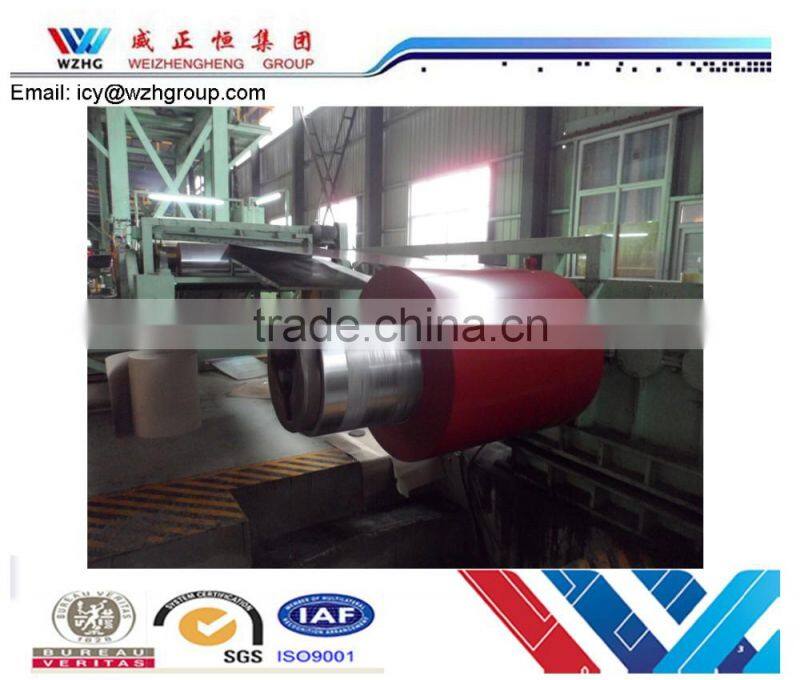 Sample free 1000mm/1200mm width green color steel coil export to Turkmenistan