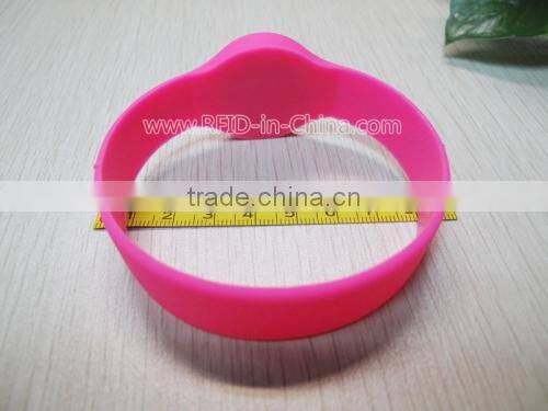 Water proof silicone 125khz rfid wristband
