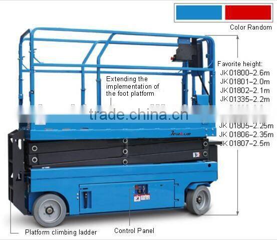 Self propelle electric scissor aerial work platform