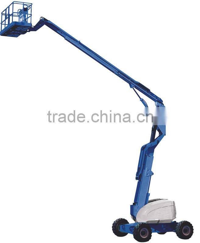 Lifting equipment self-propelled articulating 14m electric telescopic boom lift