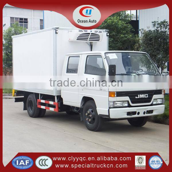JMC 4x2 frozen refrigerator truck for sale