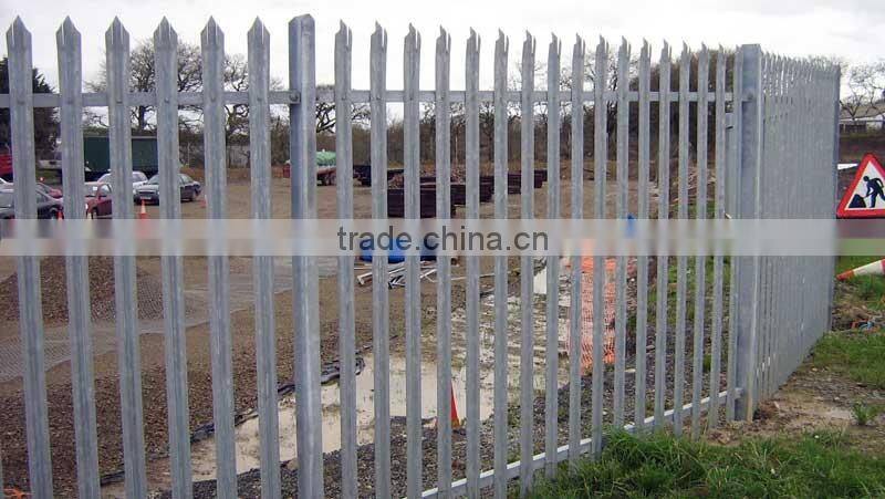 Galvanized Welded Road Barrier Gate Fence Palisade fence in european style