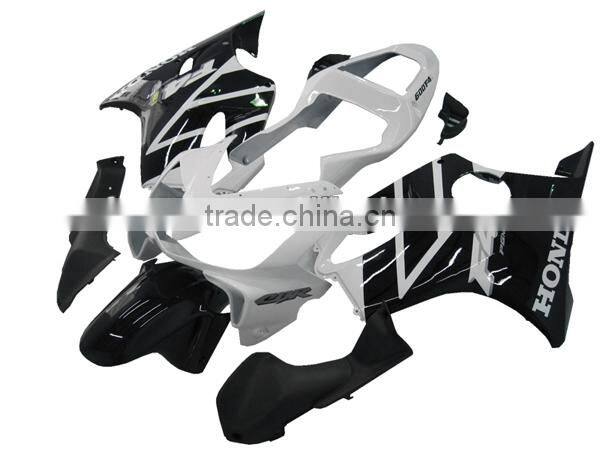 For Honda CBR600F4I CBR600 F4I 2001-2003 2002 M Black White Injection Fairing Body Work