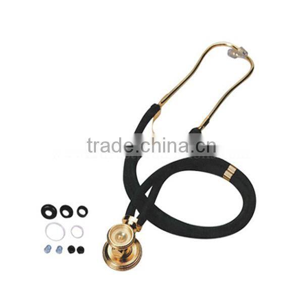 Diagnostic Gold Double Tube Medical Stethoscope