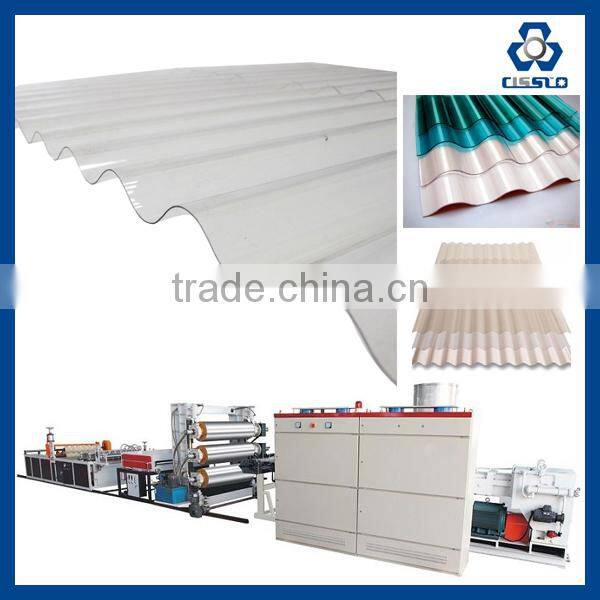 Corrugated Wave Hollow Roofing Sheet Extrusion Production Line