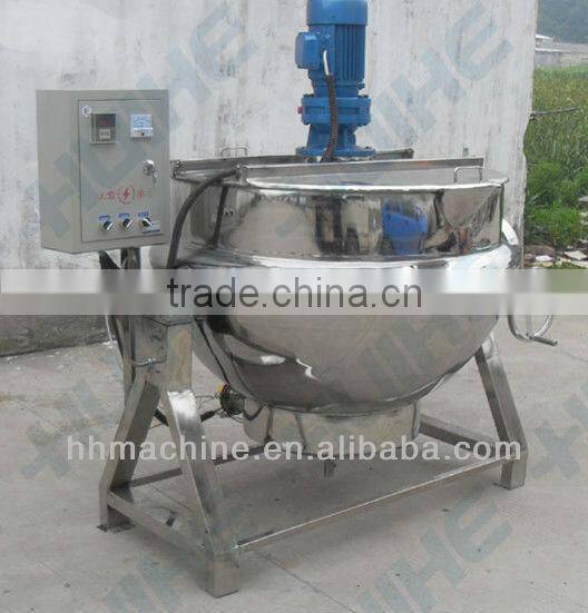 dairy processing industrial cooking jacketed kettle