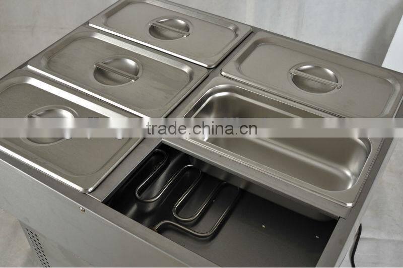 electric 6 tanks bain marie warmer