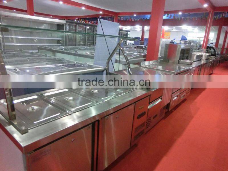 Commercial salad bar,salad bar refrigerator,salad bar refrigerator sale(ZQ15L1T3)