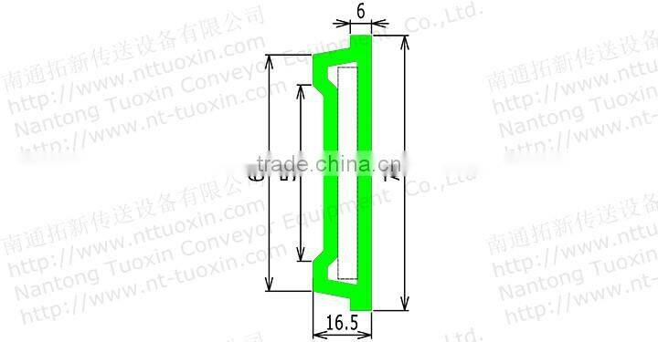 Conveyor Components A191 Reinforced Conveyor Side Guardrail