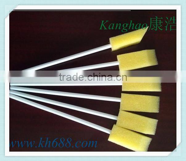 Factory directly sell liquid filled foam swab,sterile swab, foam tipped oral swabs,disposable oral swabs,swab stick