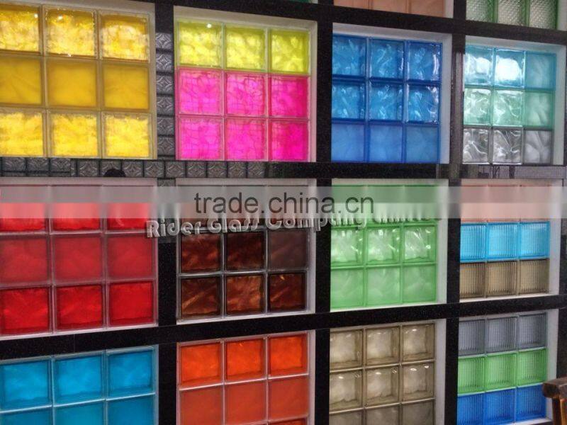Hot Sell colored Meteor Glass Block For Floor Or Wall