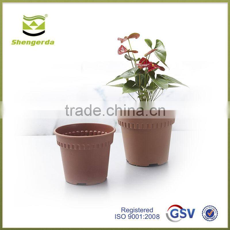 red decorating hydroponic flowering pot