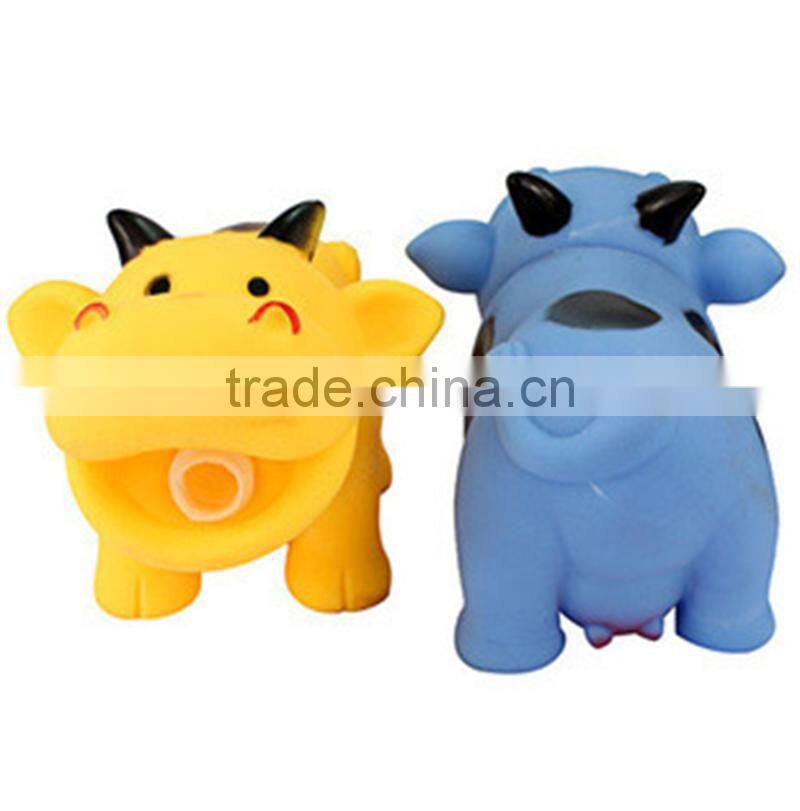 N297 hot vinyle scream cattle toys for venting