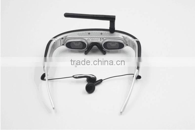 HD 5.8GHz Wireless Eyewear Video Glasses For FPV Racing Drone Glasses Support 68inch Full Color LCOS Screen