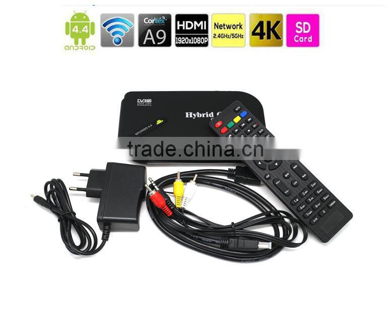 New design Digital DVB T2 Receiver Amlogic S805 Quad Core Android 4.4 Kitkat DVB-T2 TV Box