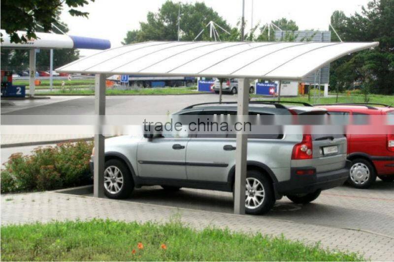 Pulling style modern prefab carport with strong aluminium frame
