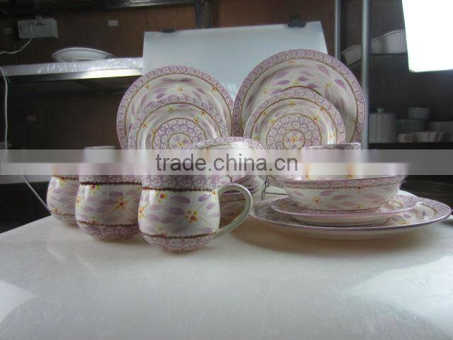 16pcs dinner set with design
