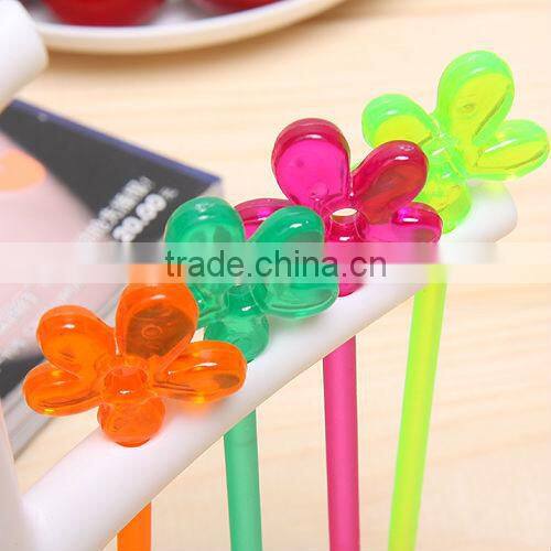 Supply creative trees flower plastic fruit fork