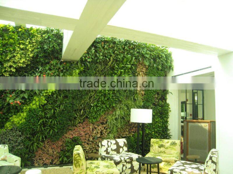 Artificial green plants wall covering material