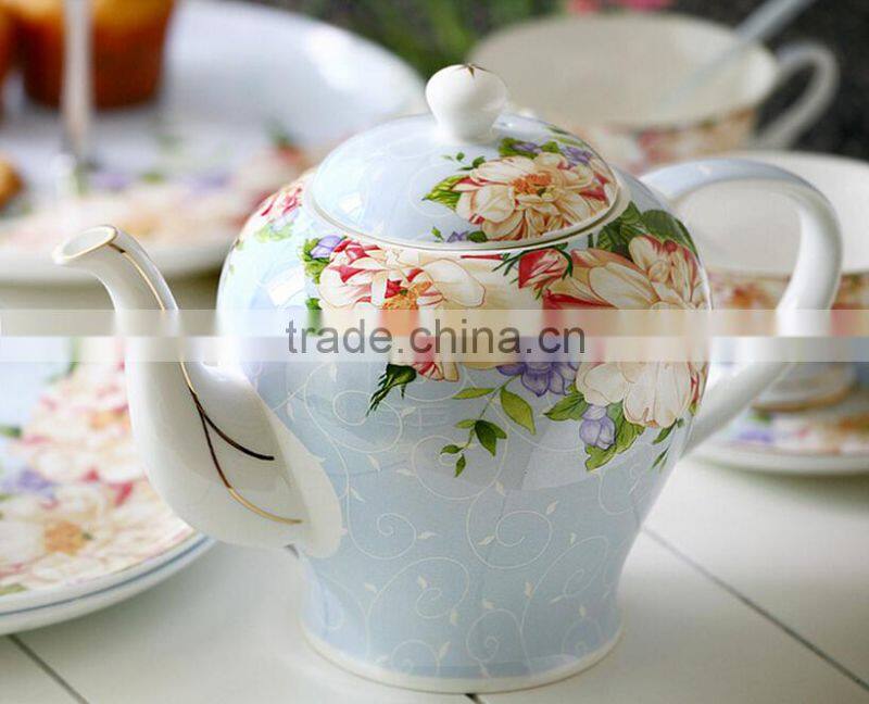 Coffee & Tea Sets Porcelain 15pcs indian tea set, german porcelain tea set