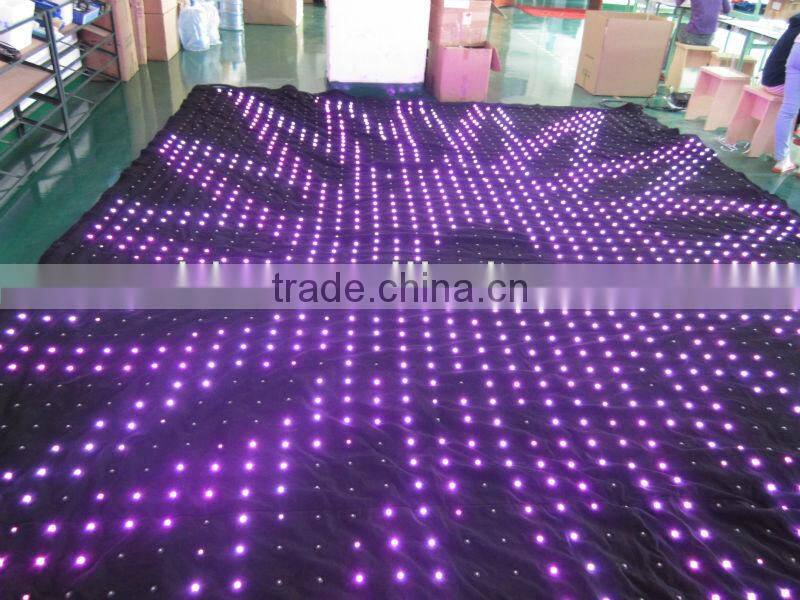 Led curtain for stage backdrop light Madrix compatible for video ,flash